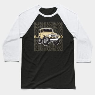 BJ40 Stacked Tan Baseball T-Shirt